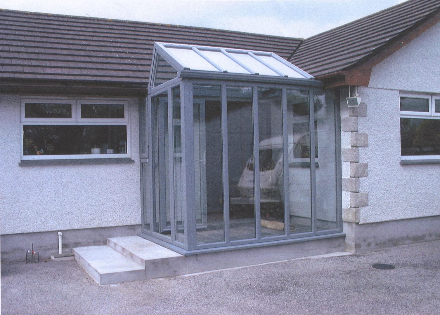 Aluminium porches in Cornwall by Philip Whear are a great option for home improvement