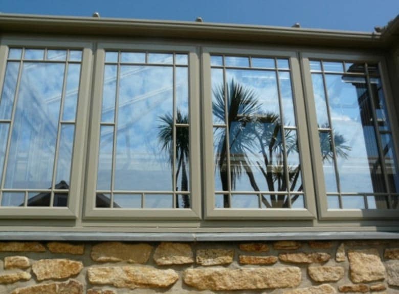 Aluminium windows in Cornwall by Philip Whear provide security and uninterrupted views