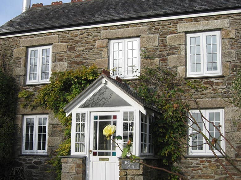 Casement windows installed in a Cornwall home