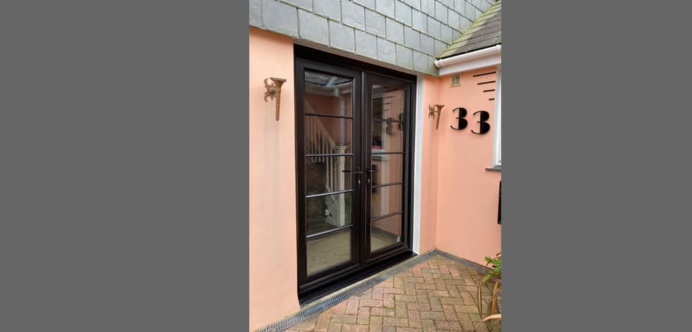 French doors supplied and installed in Cornwall by Philip Whear