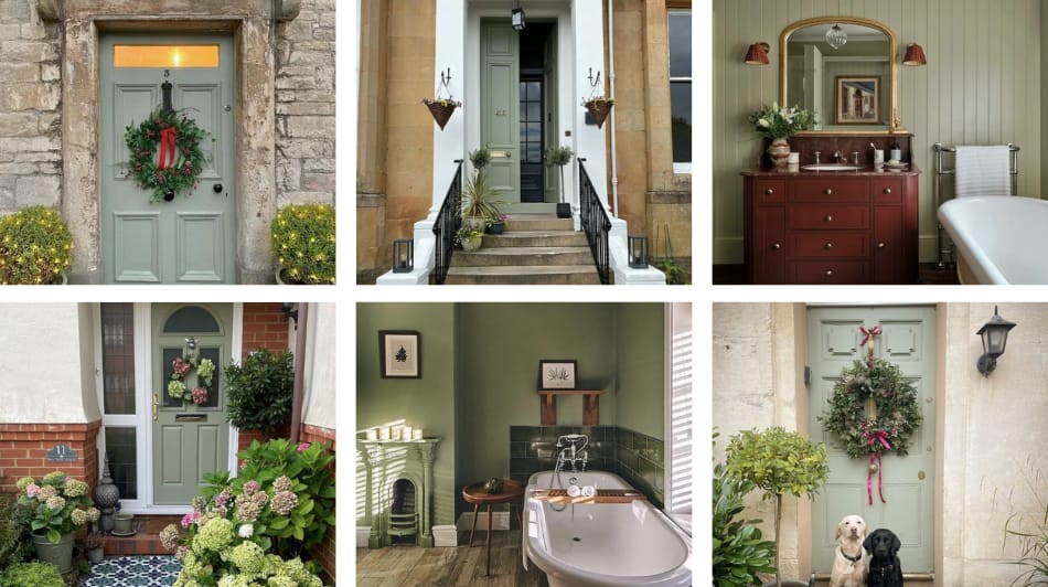 Farrow and Ball Lichen Doors Windows