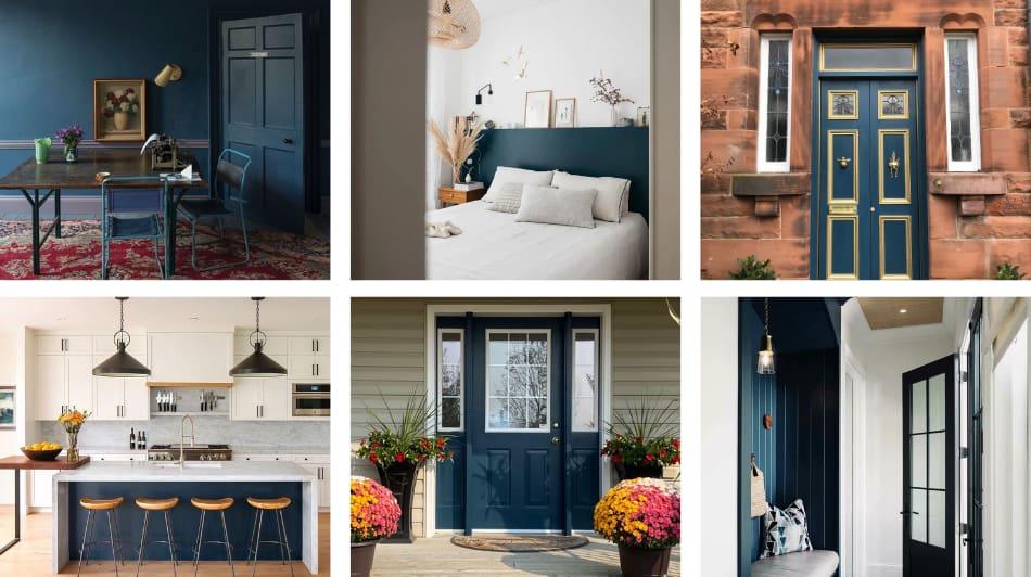 Farrow and Ball Hague Blue Doors Windows